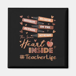 Teacher We Can Be Different Black History Month Magnet