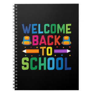 Teacher Welcome Back To School Notebook