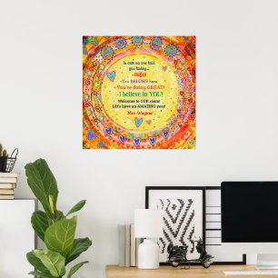 Teacher Welcome Students Personalised Classroom Poster