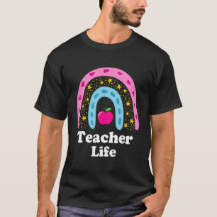 Teacher   Womenu2019s Teacher Life Graphic Tees Cu