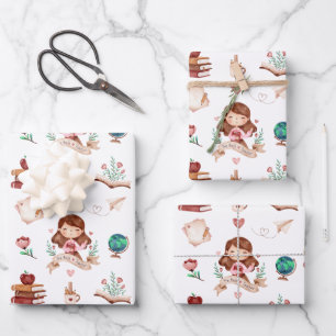 Teacher Wrapping Paper Sheets