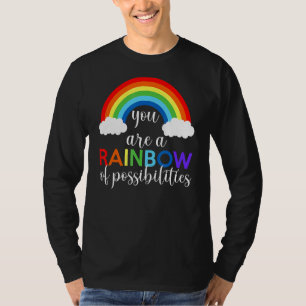 Teacher You Are A Rainbow Of Possibilities Teachin T-Shirt