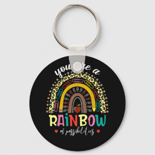 Teacher You Are A Rainbow Possibilities Teaching Key Ring