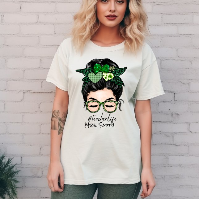  #TeacherLife! Personalised St. Patty's Day Tee (Creator Uploaded)