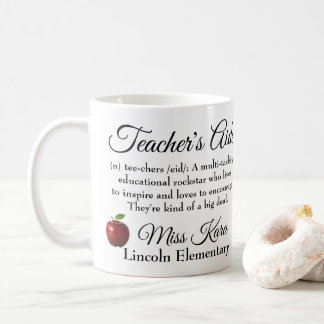 Teacher's Aide Rockstar Coffee Mug