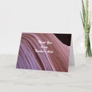Teacher's Aide Thank You Sandstone Canyon Swirl Card