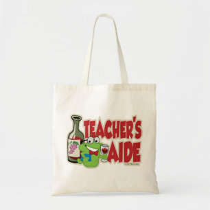 Teacher's Aide (Wine) Tote Bag