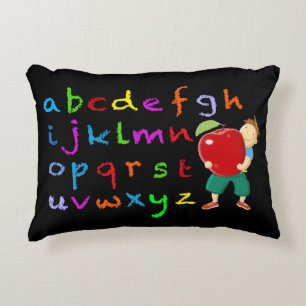Teachers Alphabet Decorative Cushion