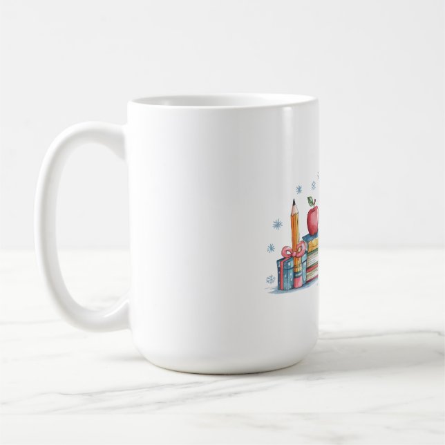 Teachers Always Make The Nice List Coffee Mug (Left)