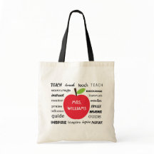 Teacher's Apple and Words of Inspiration