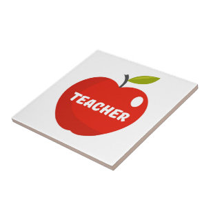 Teachers Apple Ceramic Tile