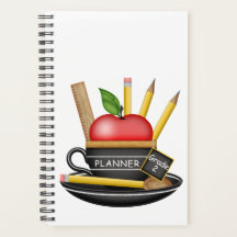 Teacher's Apple Cup Custom Planner