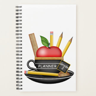 Teacher's Apple Cup Custom Planner