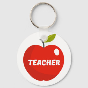 Teachers Apple Key Ring