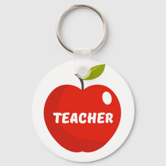 Teachers Apple Key Ring