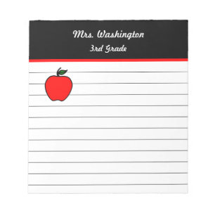 Teacher's Apple Notepad