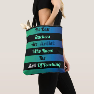 Teacher's appreciation tote bag