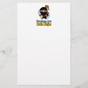 Teachers Are Brain Ninjas Stationery