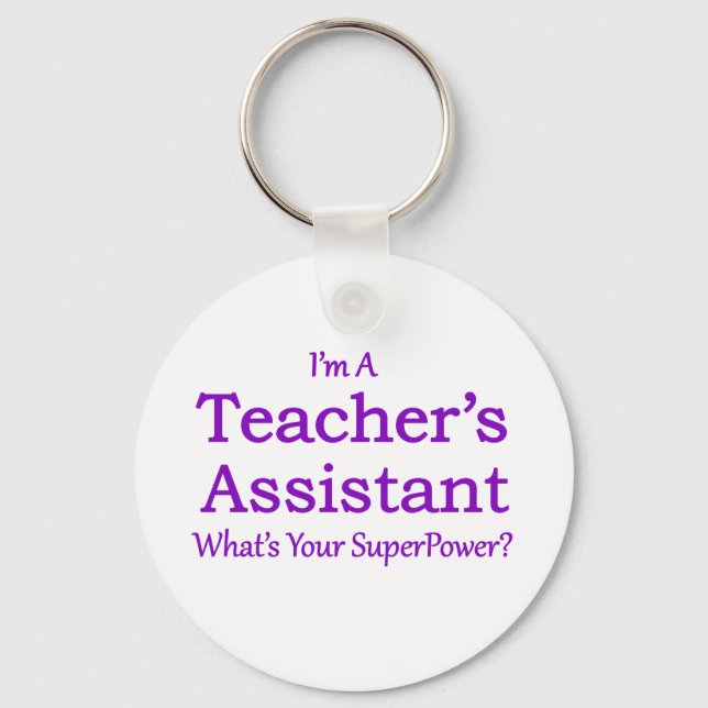 Teacher's Assistant Key Ring (Front)