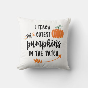 Teachers Autumn Throw Pillow