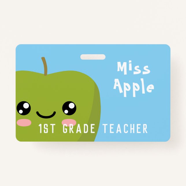 Teachers badge ID badge (Front)