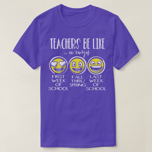 Teachers Be Like T-Shirt (Design Front)