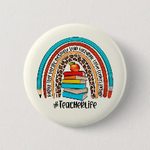 Teachers Change the World Pin Button