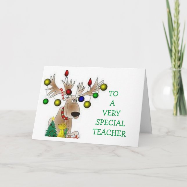 **TEACHER'S CHRISTMAS" CARD (Front)