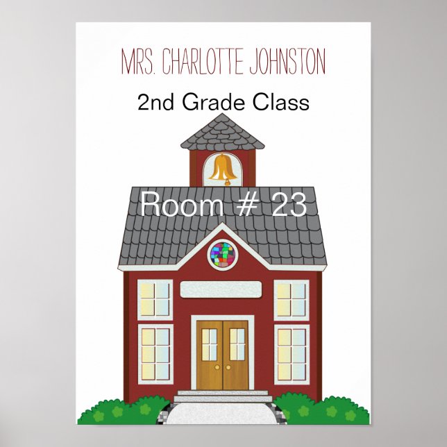Teacher's Classroom Door Poster (Front)