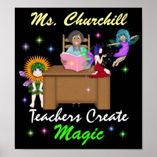 Teachers Create Magic - Poster - SRF