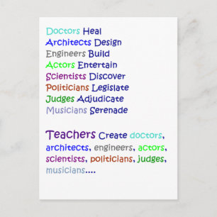 Teachers Create Postcard