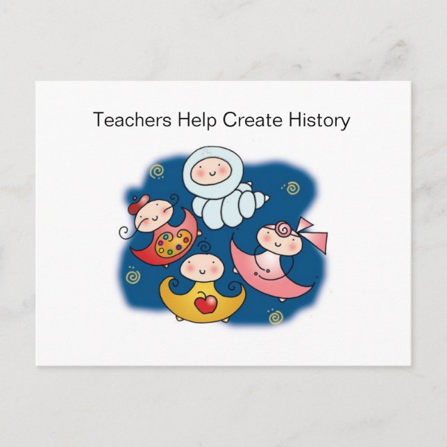 TEACHERS CREATE Postcard by April McCallum (Front)
