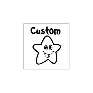 Teacher's customisable stamp - Cartoon Star