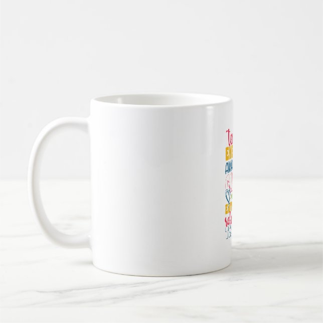 Teacher's Day Amazing Caring Teacher Coffee Mug (Left)