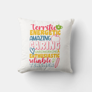 Teacher's Day Amazing Caring Teacher Cushion