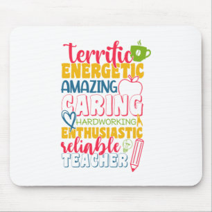 Teacher's Day Amazing Caring Teacher Mouse Pad