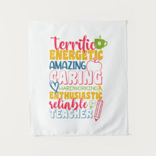 Teacher's Day Amazing Caring Teacher Tapestry