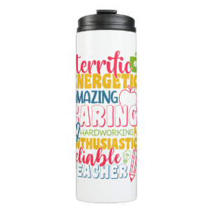 Teacher's Day Amazing Caring Teacher Thermal Tumbler