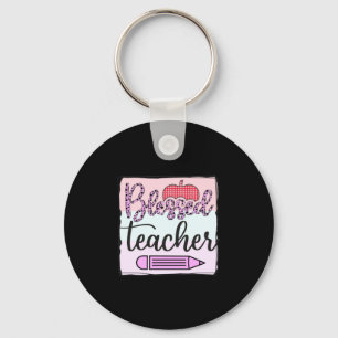 Teacher's Day Blessed Teacher Key Ring
