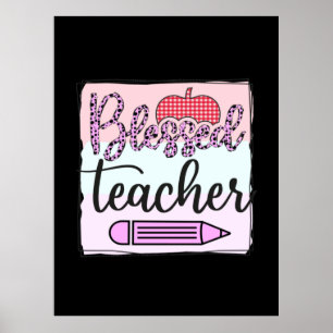 Teacher's Day Blessed Teacher Poster