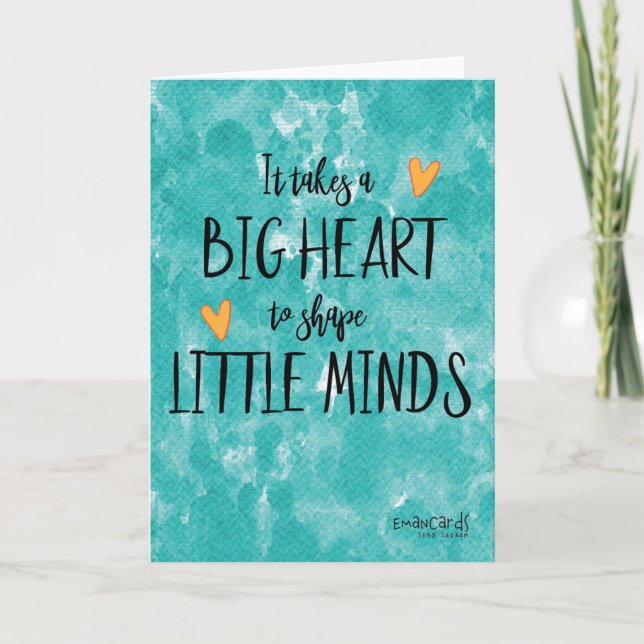 Teacher's Day Gratitude Card (Front)