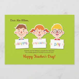 Teacher's Day Greeting Card