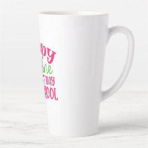 Teacher's Day Happy Online First Day Of School Latte Mug