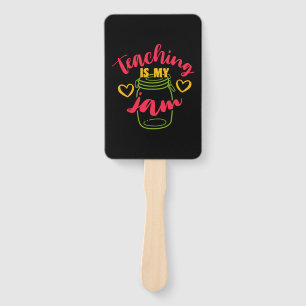 Teacher's Day Teaching Is My Jam Hand Fan