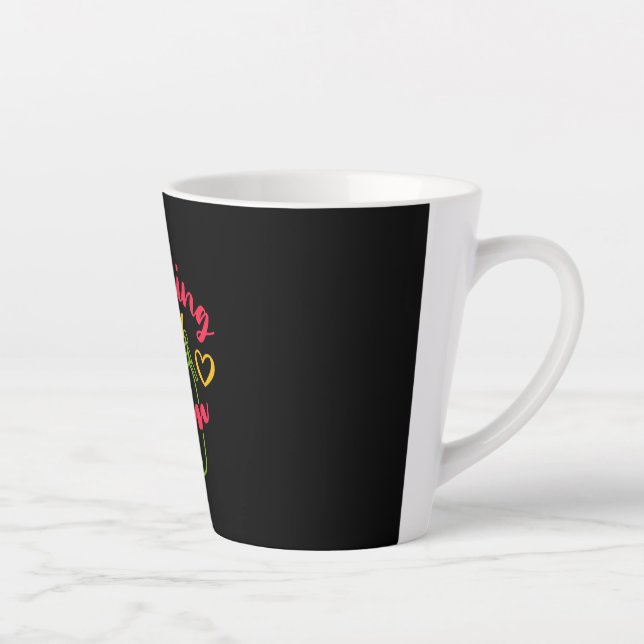 Teacher's Day Teaching Is My Jam Latte Mug (Right)