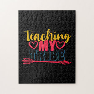 Teacher's Day Teaching My Tribe Jigsaw Puzzle