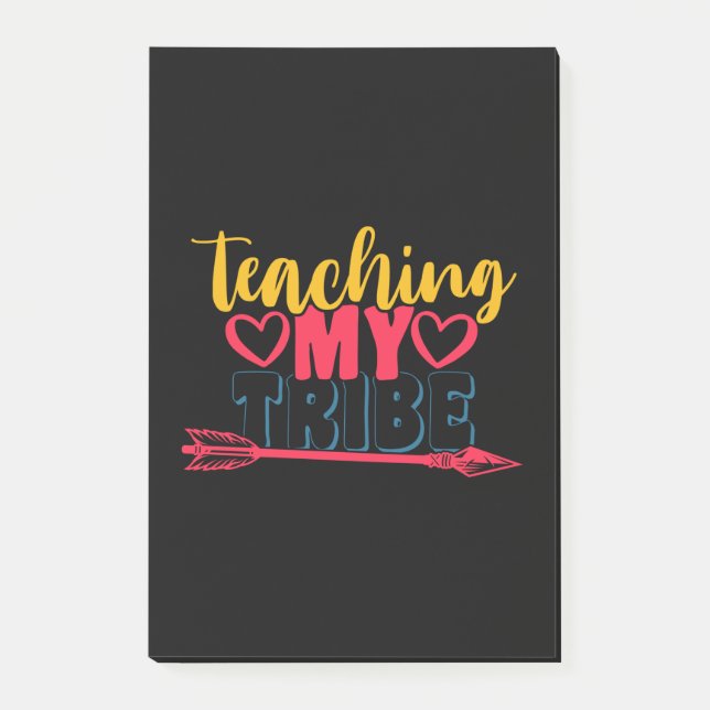 Teacher's Day Teaching My Tribe Post-it Notes (Front)