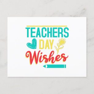 Teachers Day Wishes Postcard