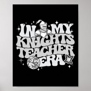 Teacher's Day Women Vintage In My Teacher Era Knig Poster