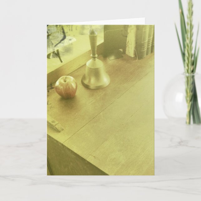 Teacher's Desk Card (Front)